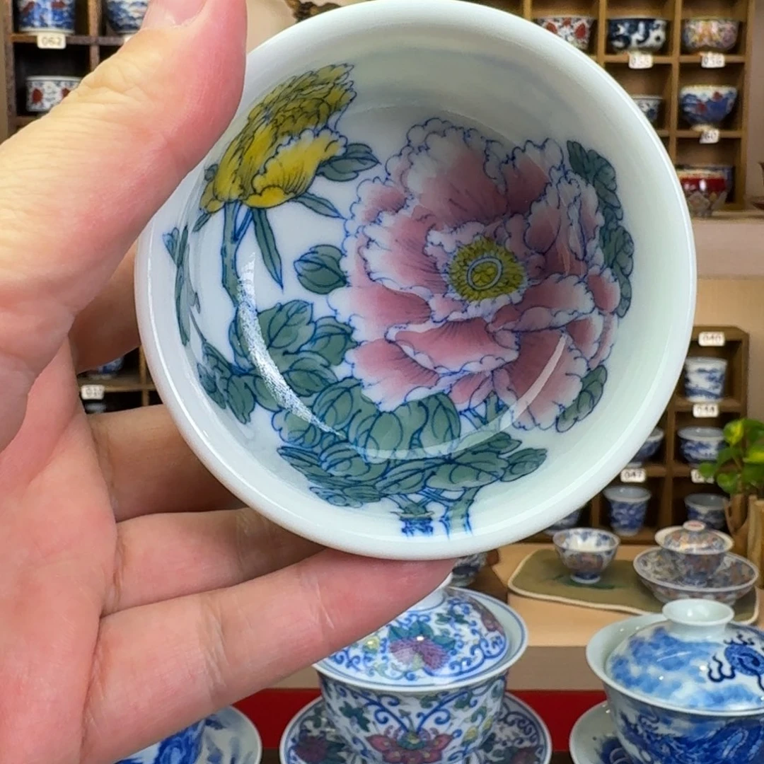 德物小雅手绘茶杯