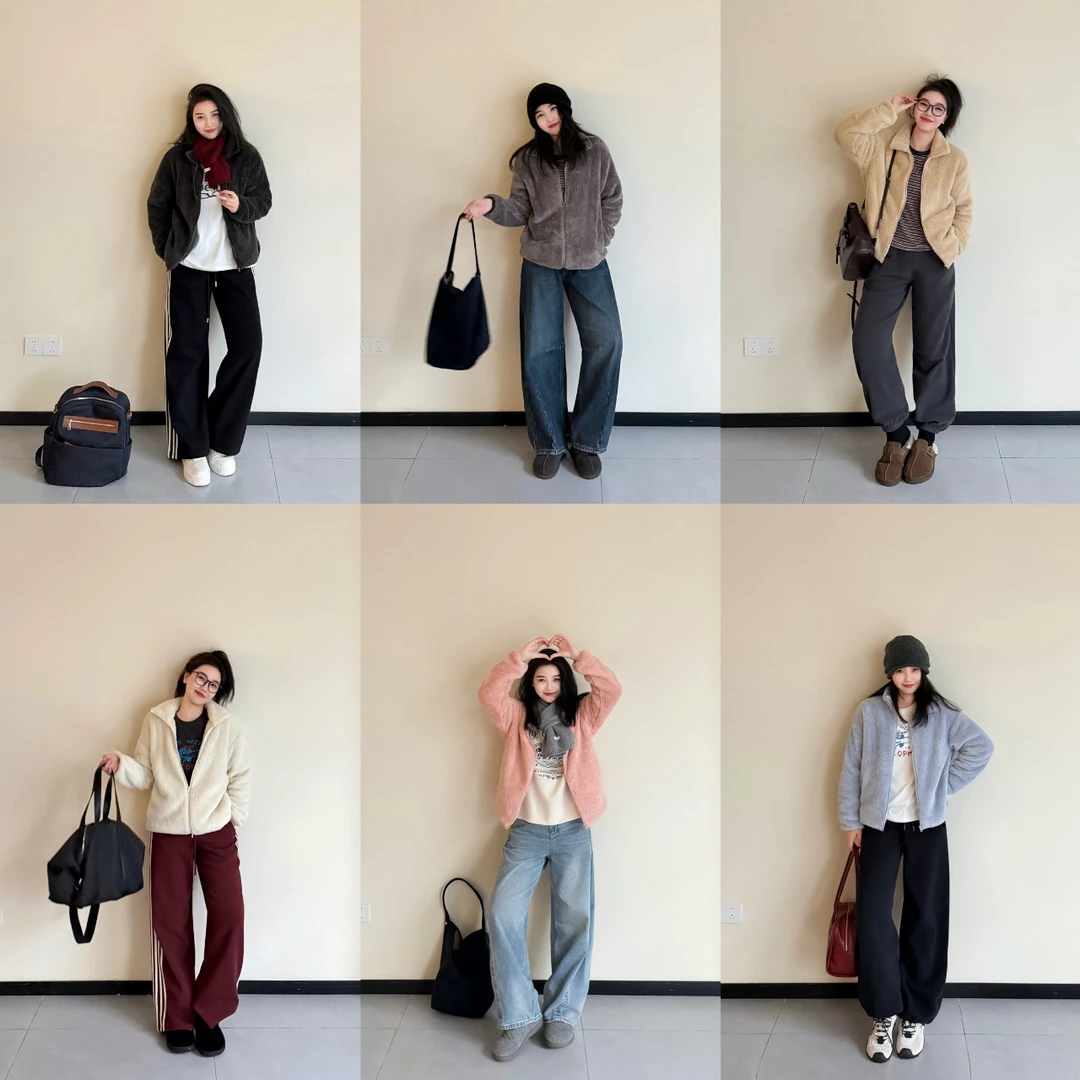 今婷【亲子装】保暖舒适休闲百搭秋冬立领毛毛外套PRO版-JF25401302