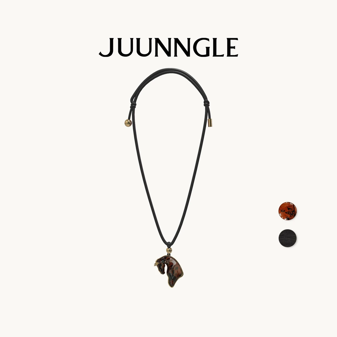 铜合金木质项链 洲谷 逍遥游银马/金马项链