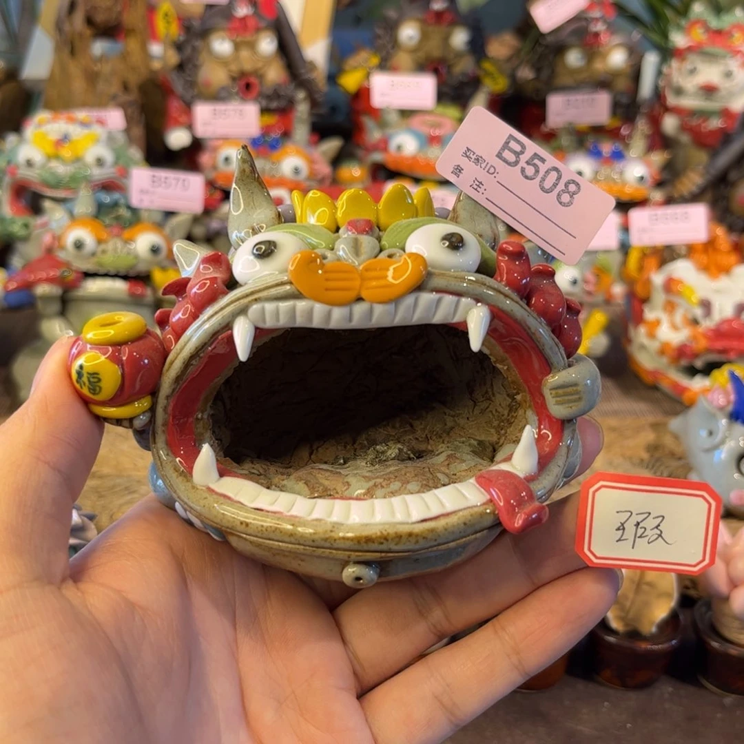 喜***人泥塑纯手工茶宠摆件
