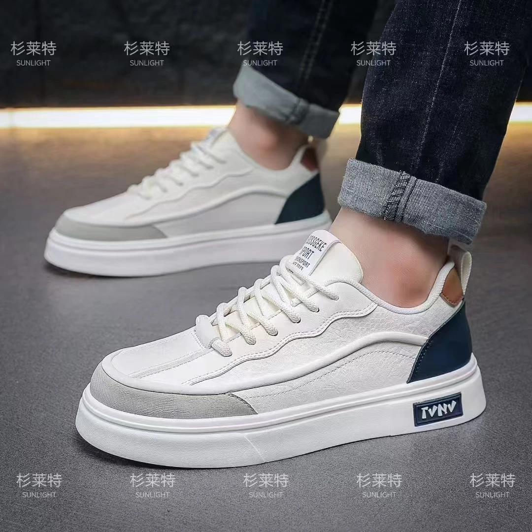 低帮男士潮流春季板鞋运动鞋时尚休闲板鞋春季厚底百休闲板鞋