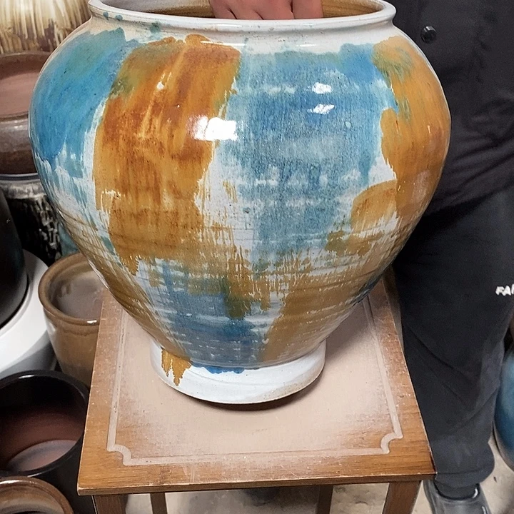 口23高度32蓝油画………？
