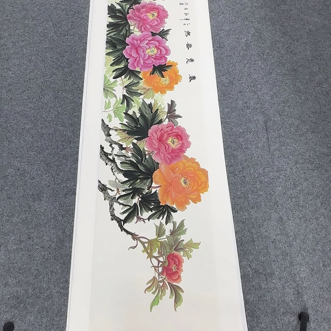 国画138*35纯手绘刘亦凌