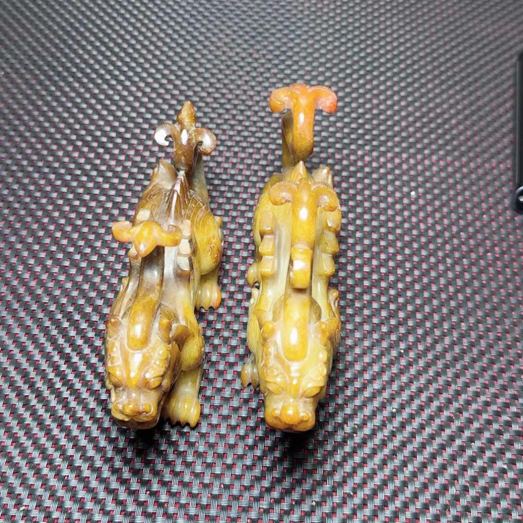 和田玉摆件未镶嵌八****赢