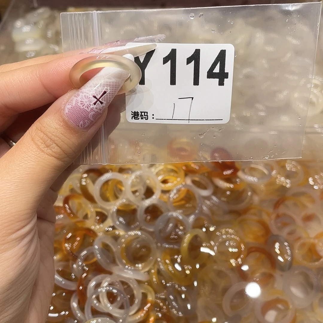 玛瑙/玉髓未镶嵌戒指17