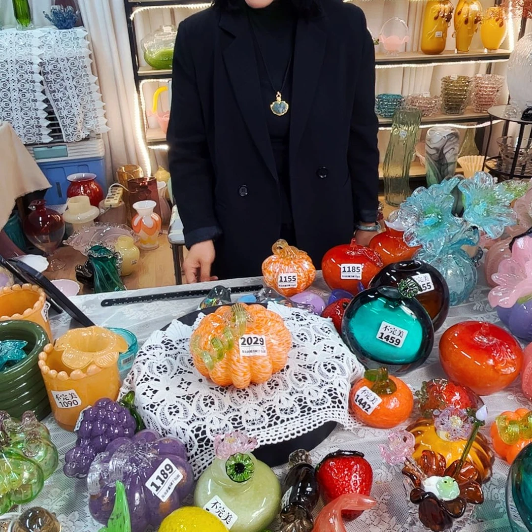 南瓜2029 家悦美居琉璃摆件