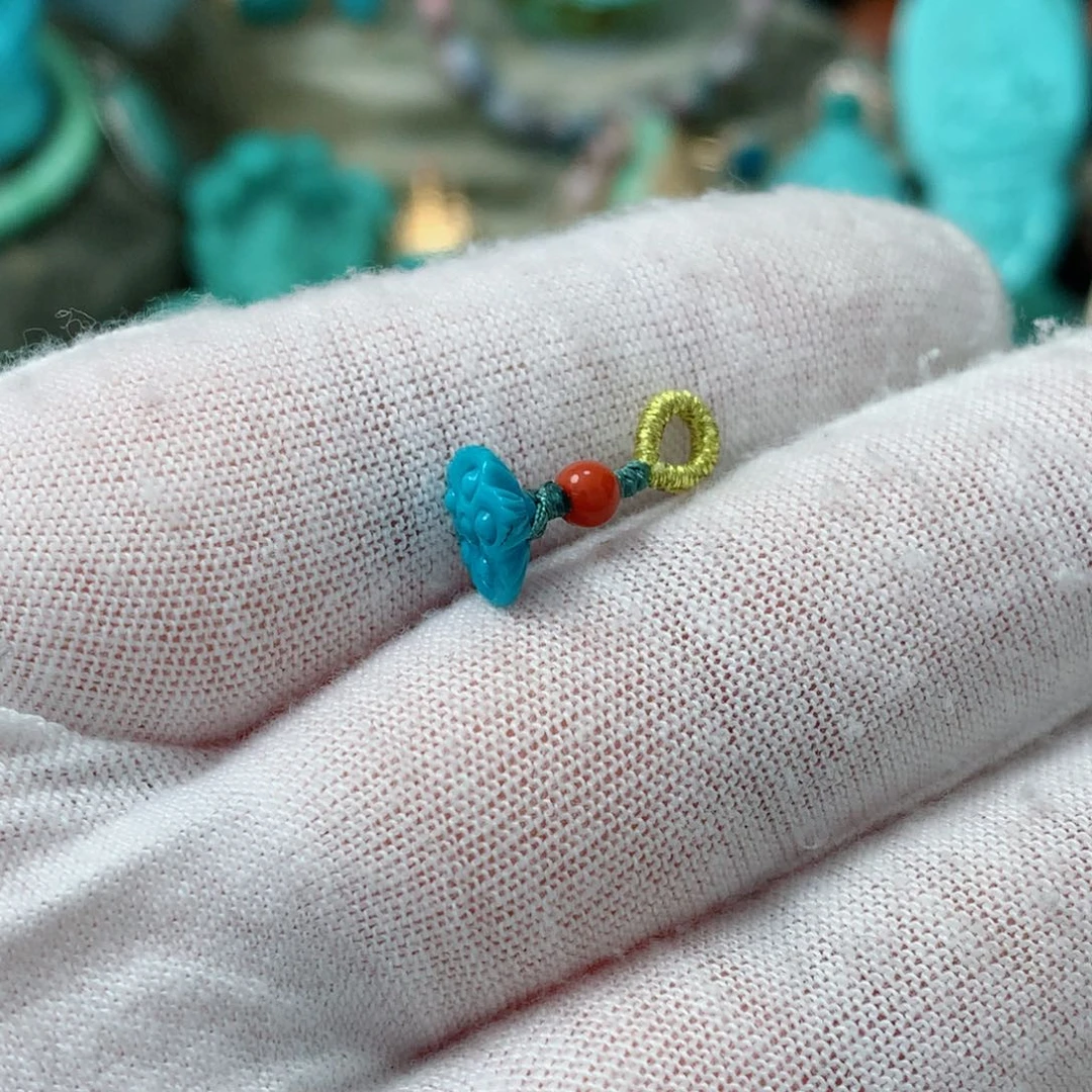 绿松石珠宝奇石未镶嵌