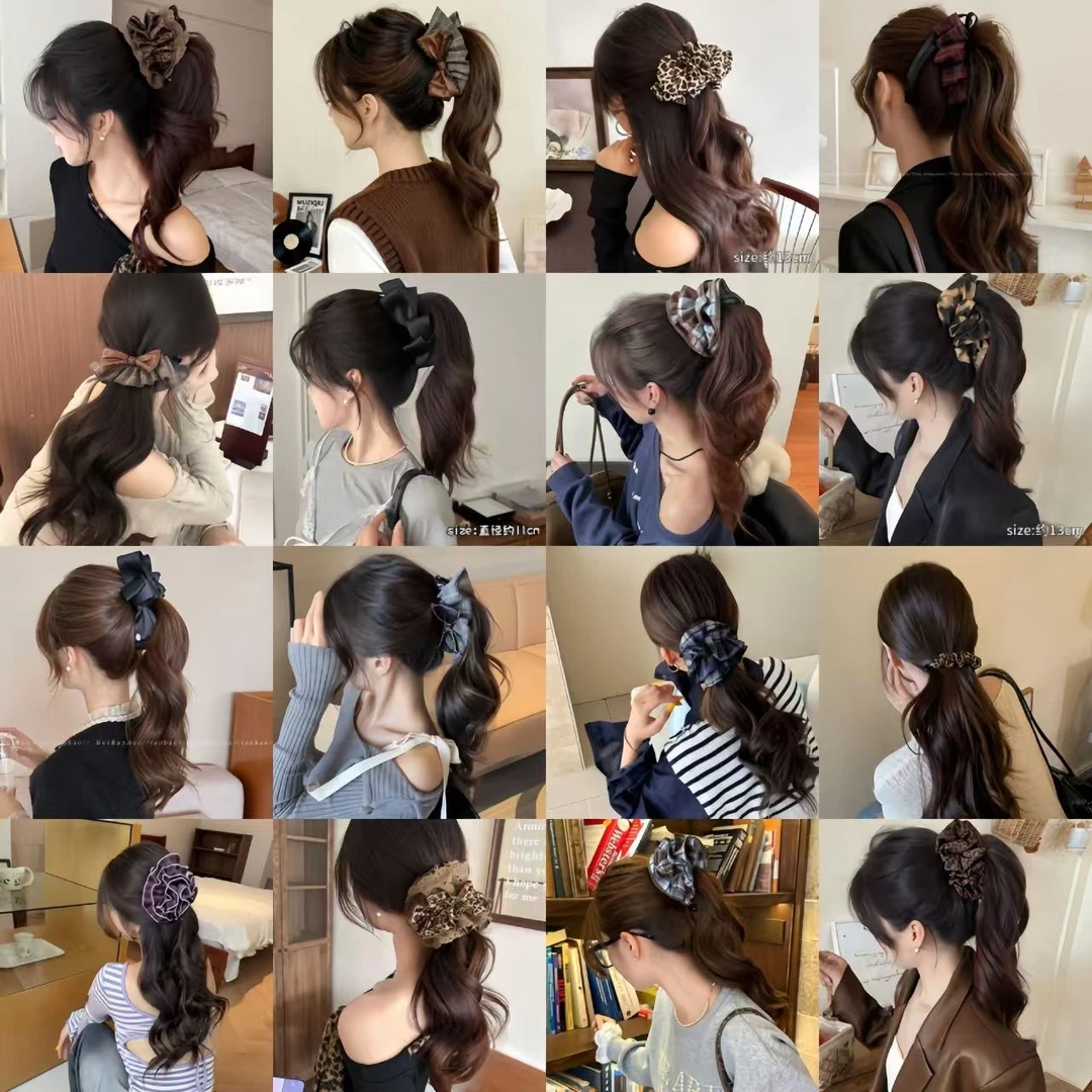 发饰头饰气质百搭复古简约韩系风
