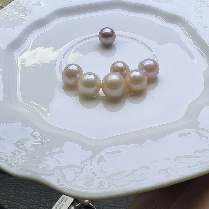 项链的手链是戒指淡水珍珠银S925镶嵌