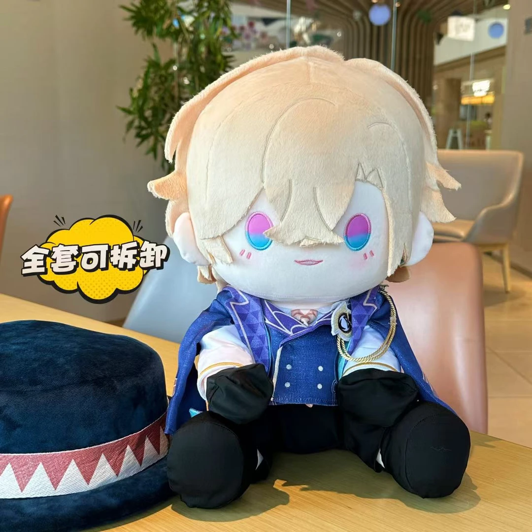 【NINA酱全款预售】石心十人砂金豆豆眼坐姿棉花娃娃40cm