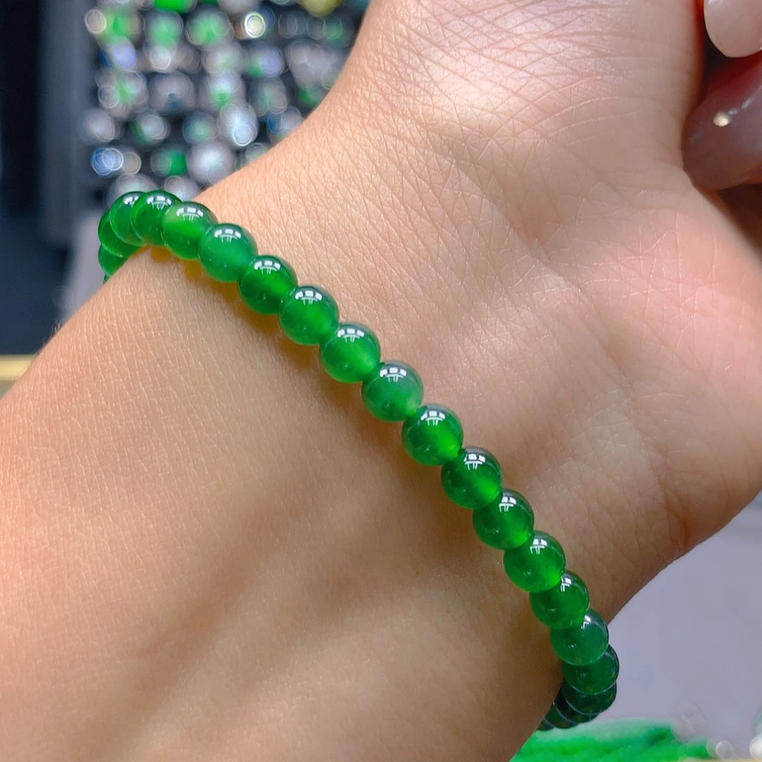 翡翠未镶嵌耳饰天然翡翠