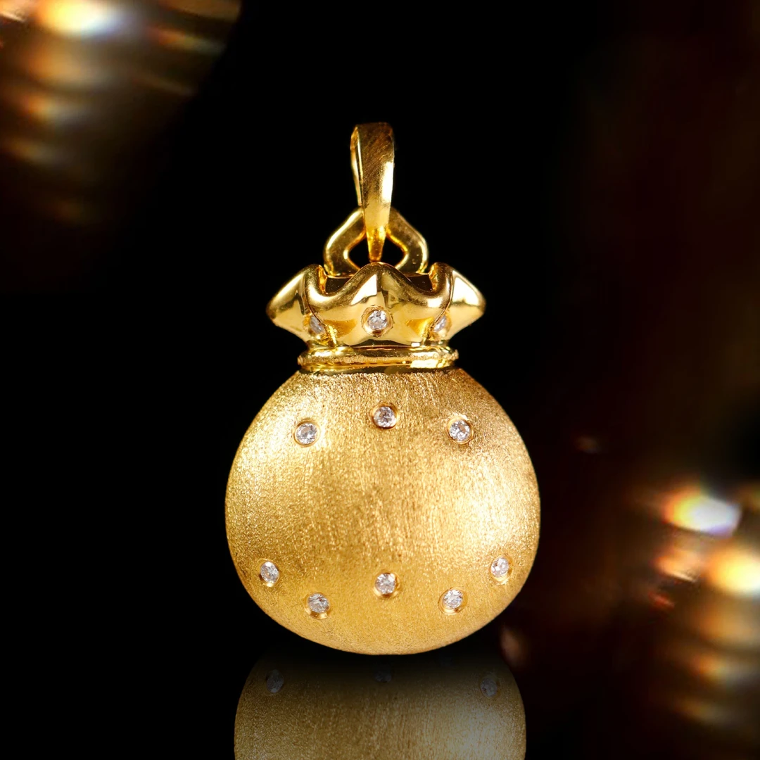 钱袋子/足金吊坠