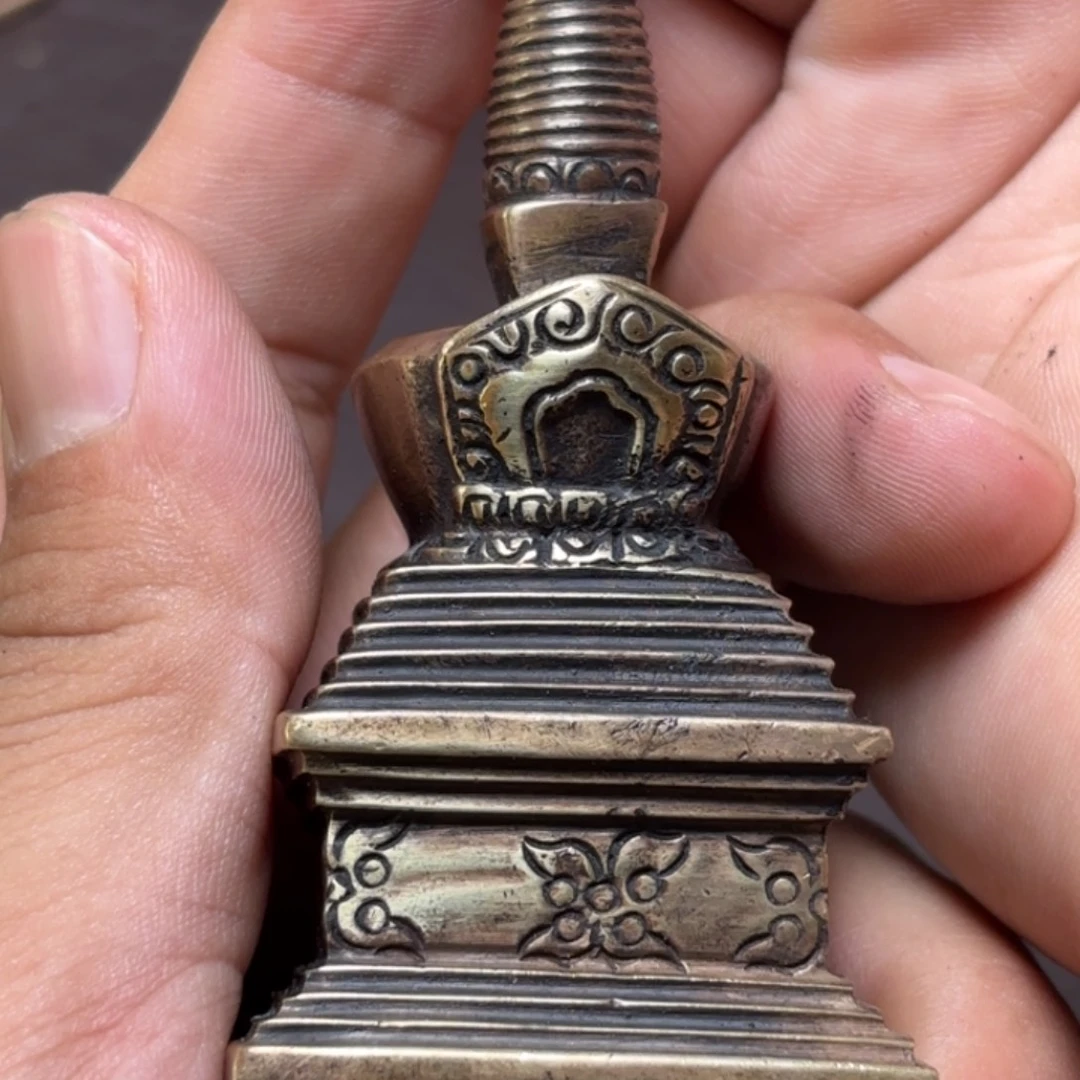 波***8铜星月菩提挂件菩提