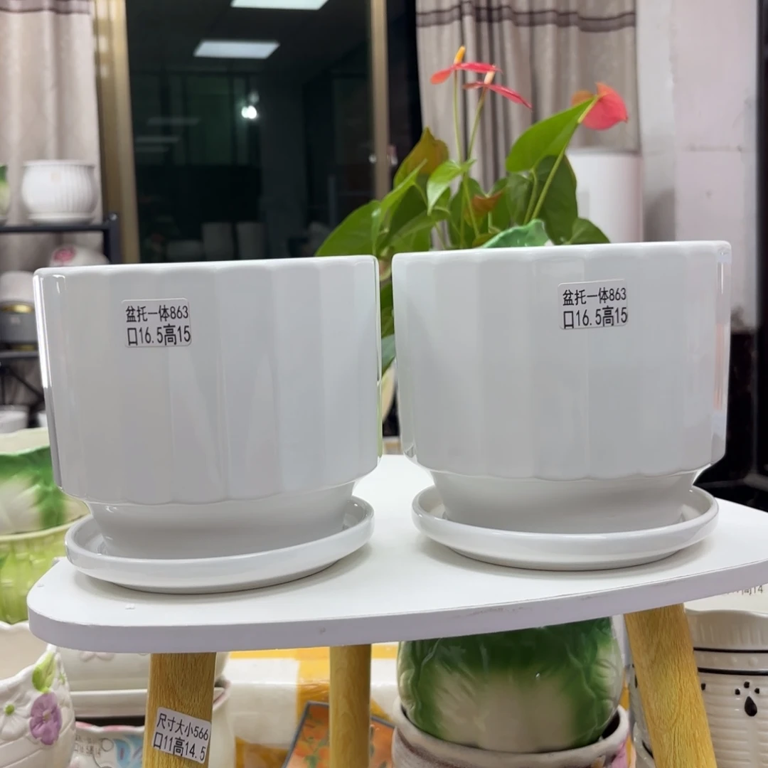 @夏西陶瓷花盆@@5863