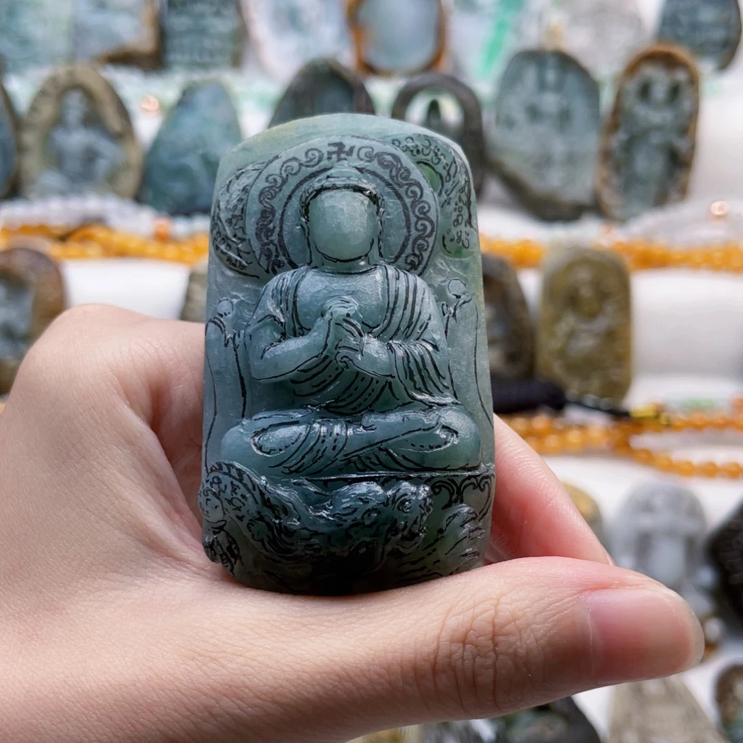 老***义定制翡翠未镶嵌翡翠定制