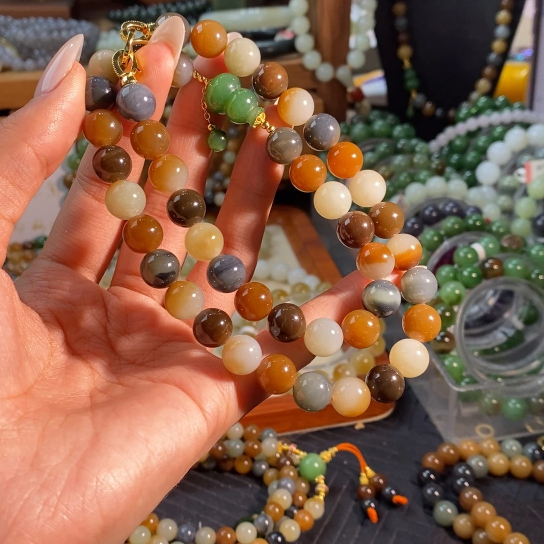 和田玉未镶嵌手链