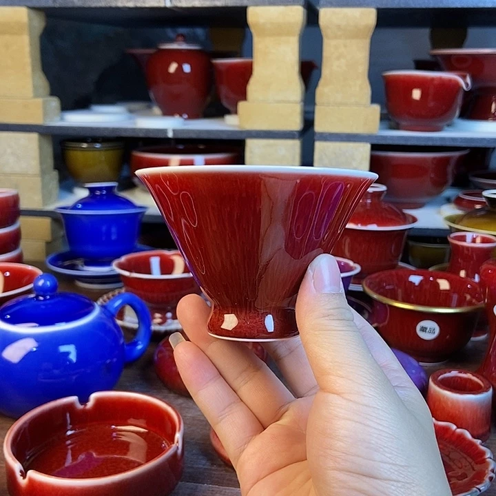 陶瓷景德镇名陶坊原矿郎红