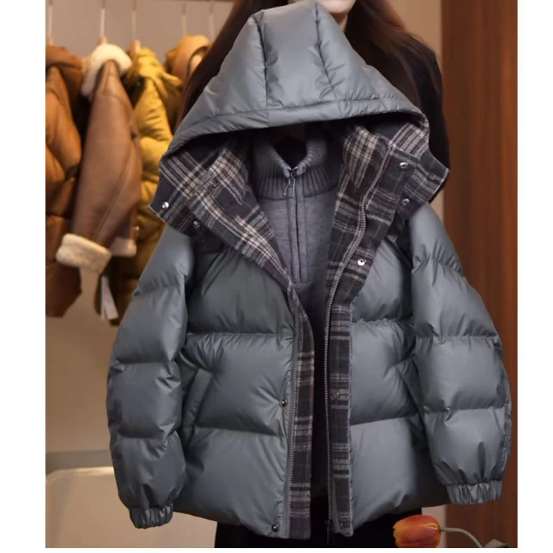 【现货】儿童亲子90白鸭绒时尚贵族风韩版宽松加厚男童羽绒服YG6619