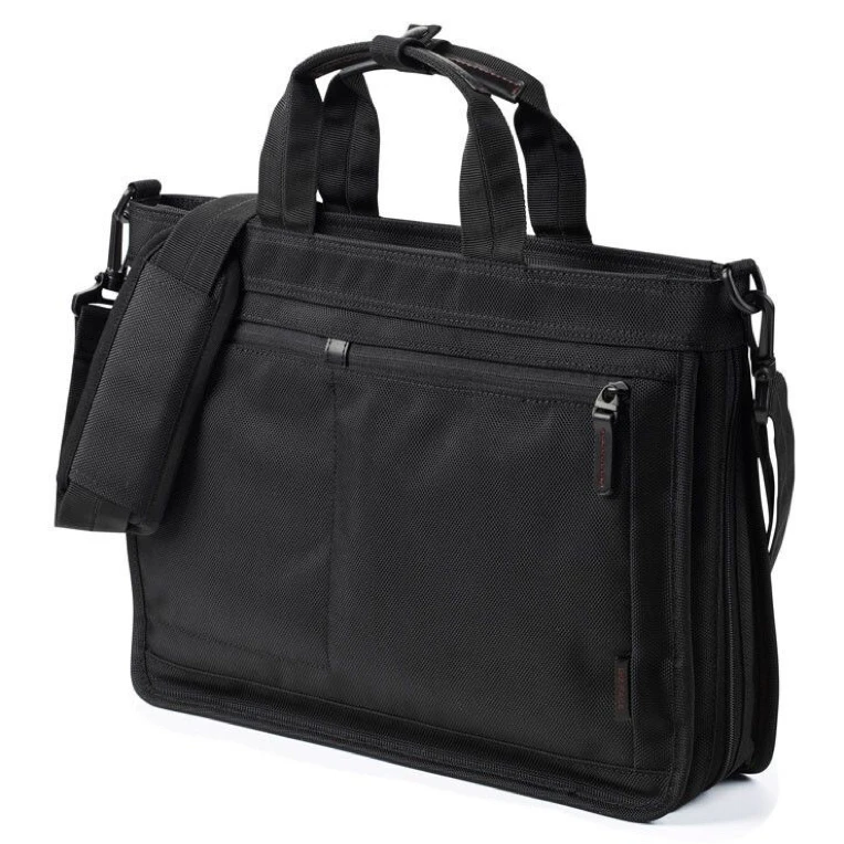 日式公文包男女商务休闲时尚收纳包适用13.3/15.6英寸笔记本电脑