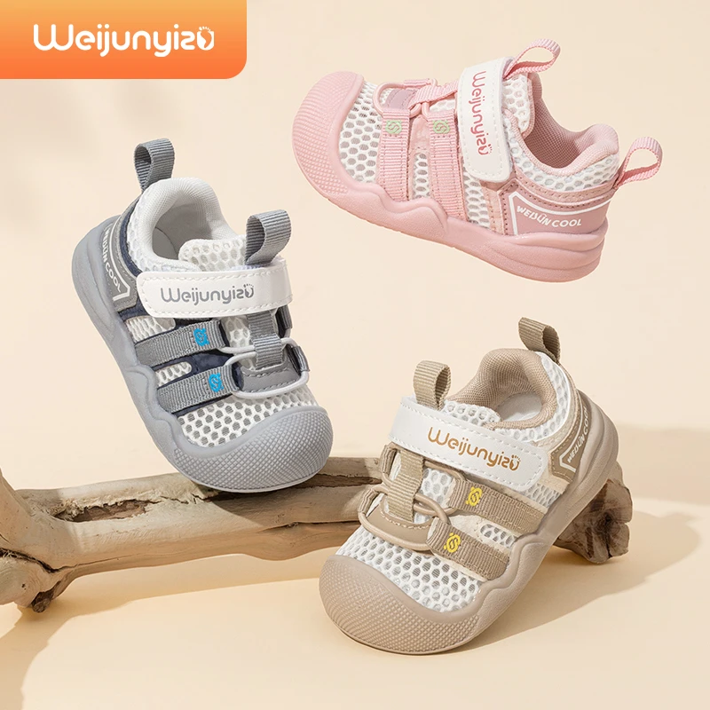炜俊亿足男宝宝夏季凉鞋学步鞋婴儿鞋子软底机能儿童凉鞋女童2519