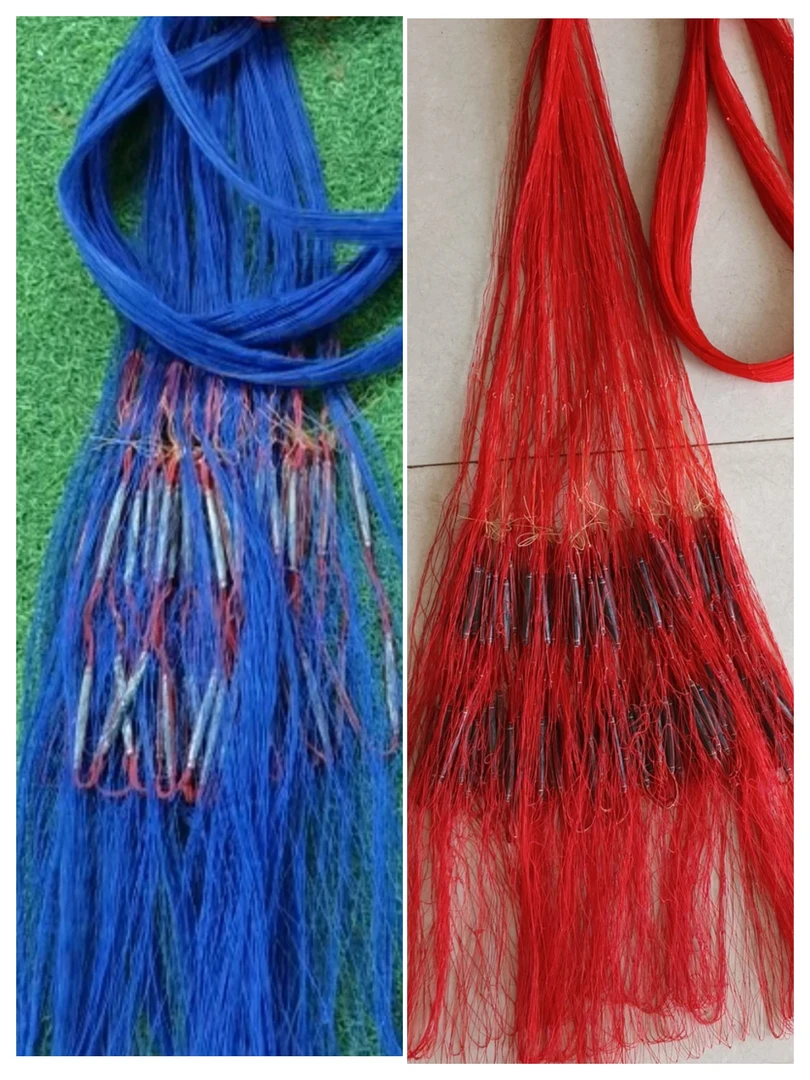 八编三指3.5米左右高 全网7.5斤重铅坠 手工双扣渔网下水后不退换