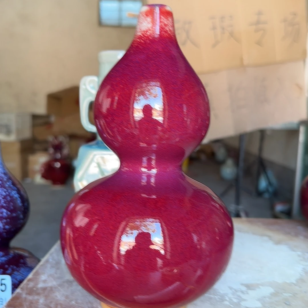 摆件郑家钧窑摆件微