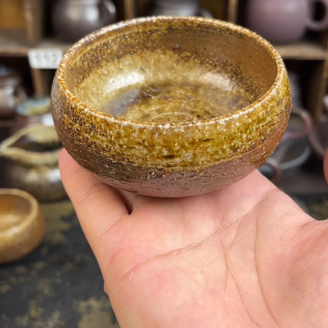 柴烧茶器主人杯子