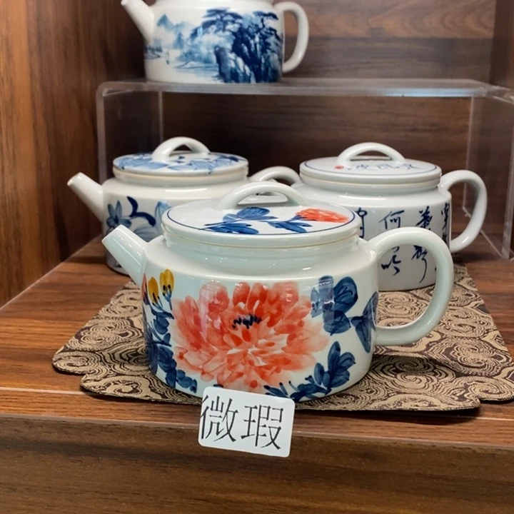 釉下老陶泥手工绘制