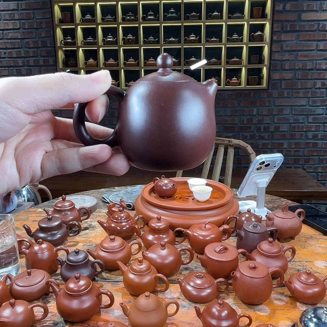 茶壶紫砂龙蛋80-80cc左右