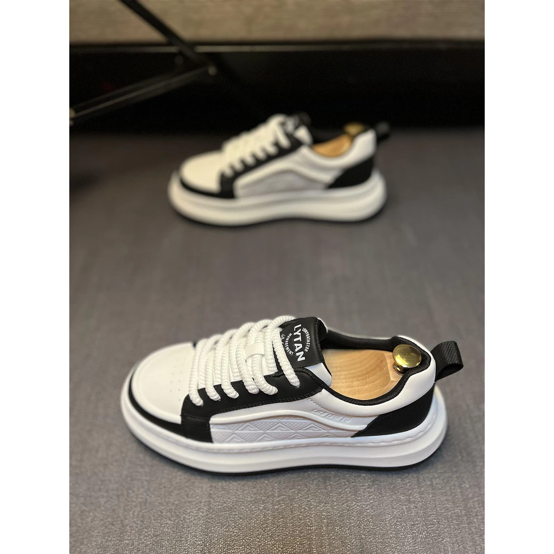 欧洲站轻奢潮牌来袭~秋款软底防滑厚底精神小伙休闲运动老爹鞋