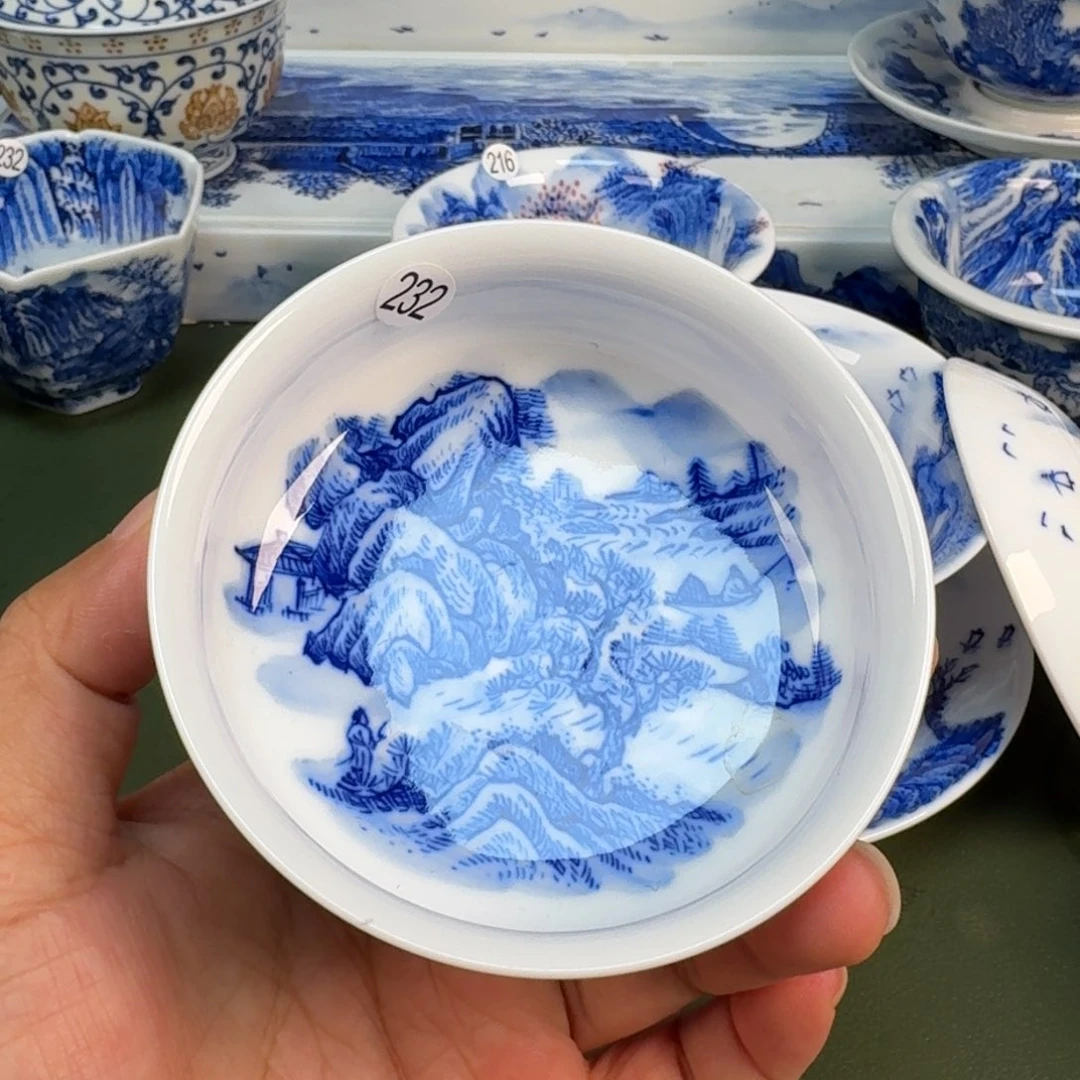 景德镇纯手绘茶具圆圆232