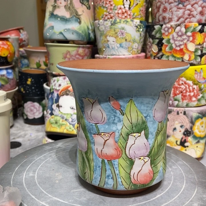 景德镇艺术手绘作品