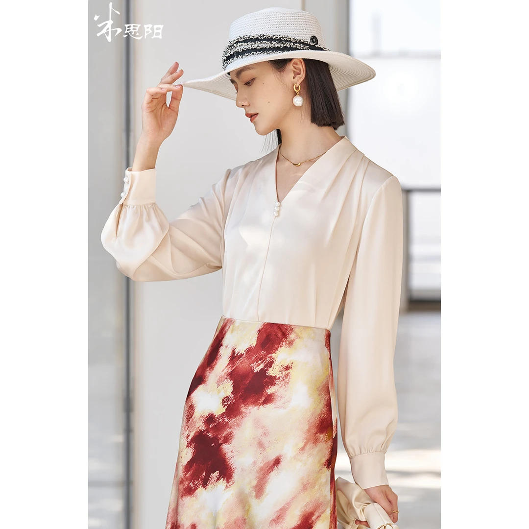 【糖糖严选】2025春节新品简约时尚衬衫5R25AC5491