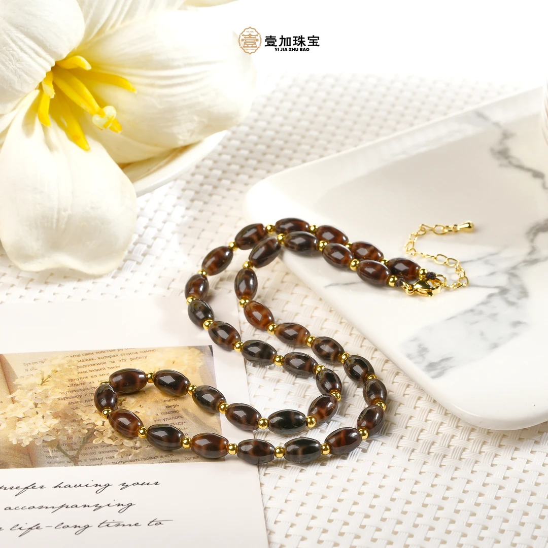 壹加安琪 | 黑金F帽帽多宝项链多样性发货发其一