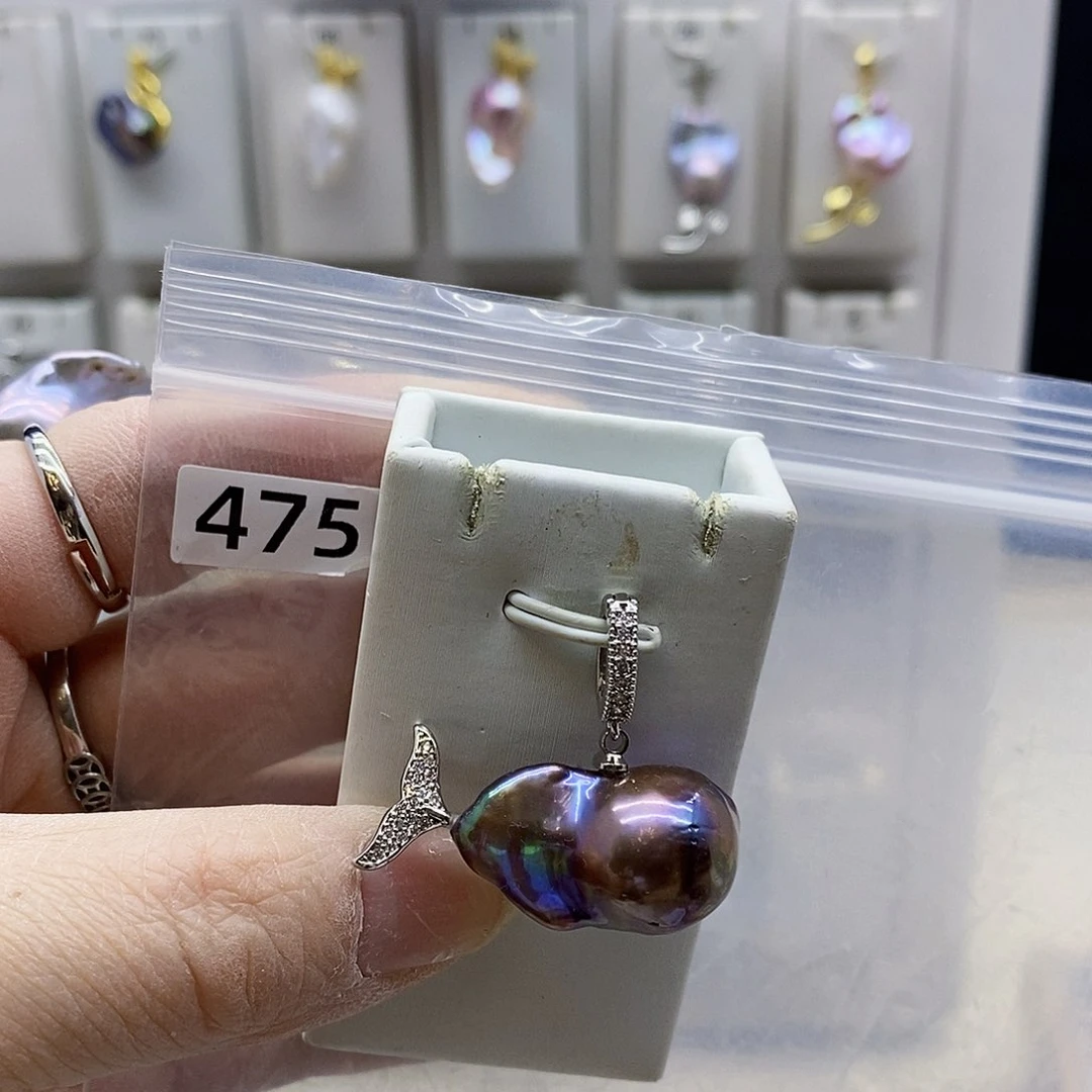 颈饰合金淡水珍珠