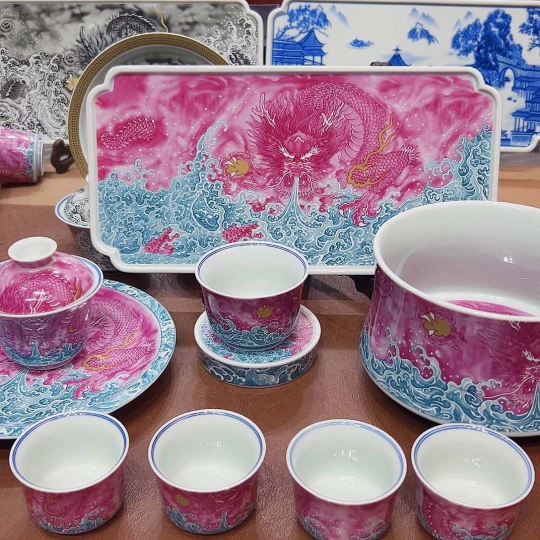 摆件景德镇陶瓷艺术展演厅及