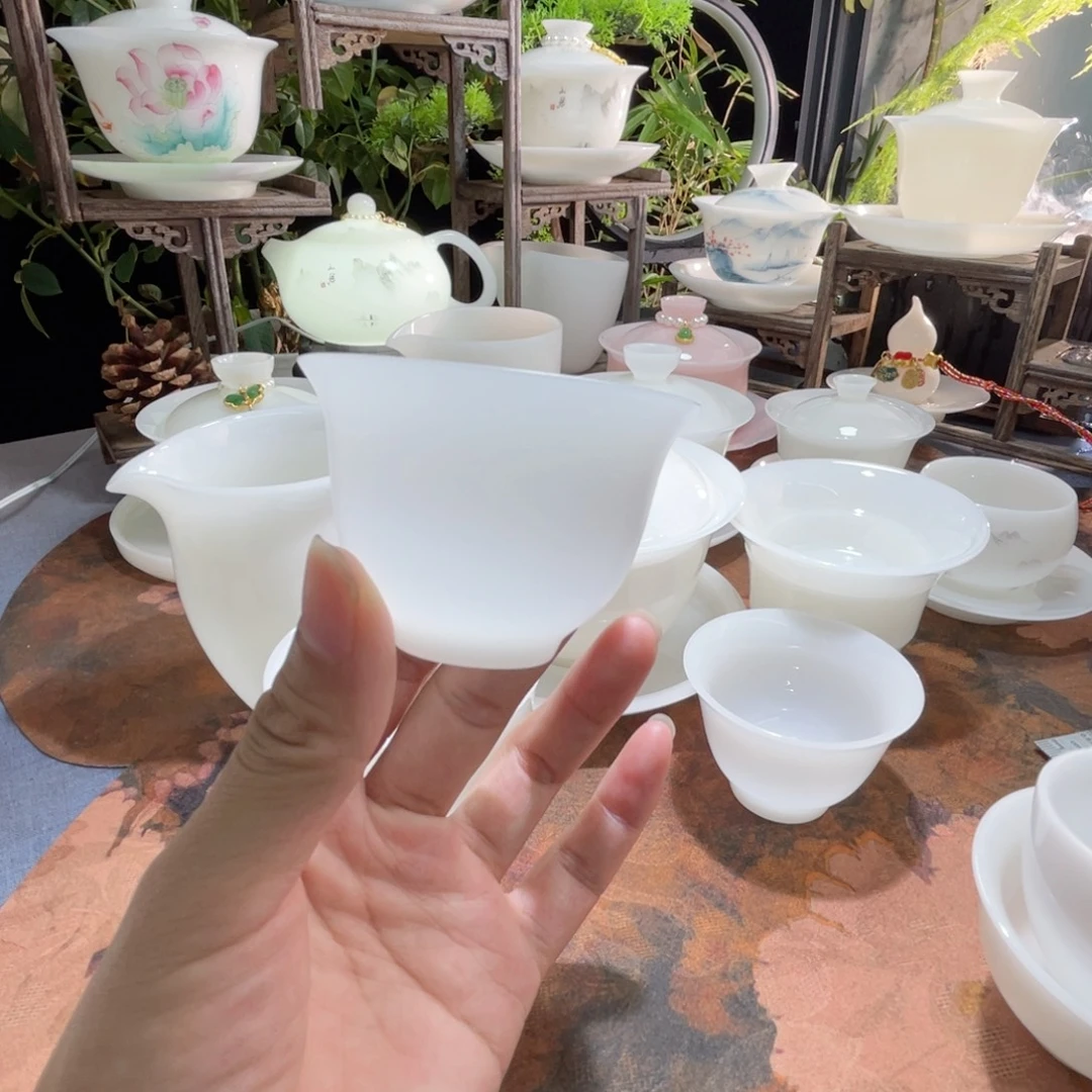 冰晶璞玉素烧反扣杯50ml