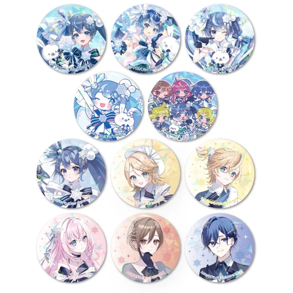 初音未来2025雪初音扭蛋吧唧日谷正版盲盒