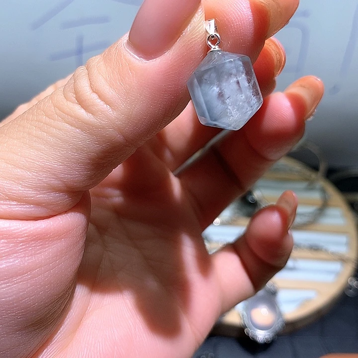 水晶戒指银S925镶嵌