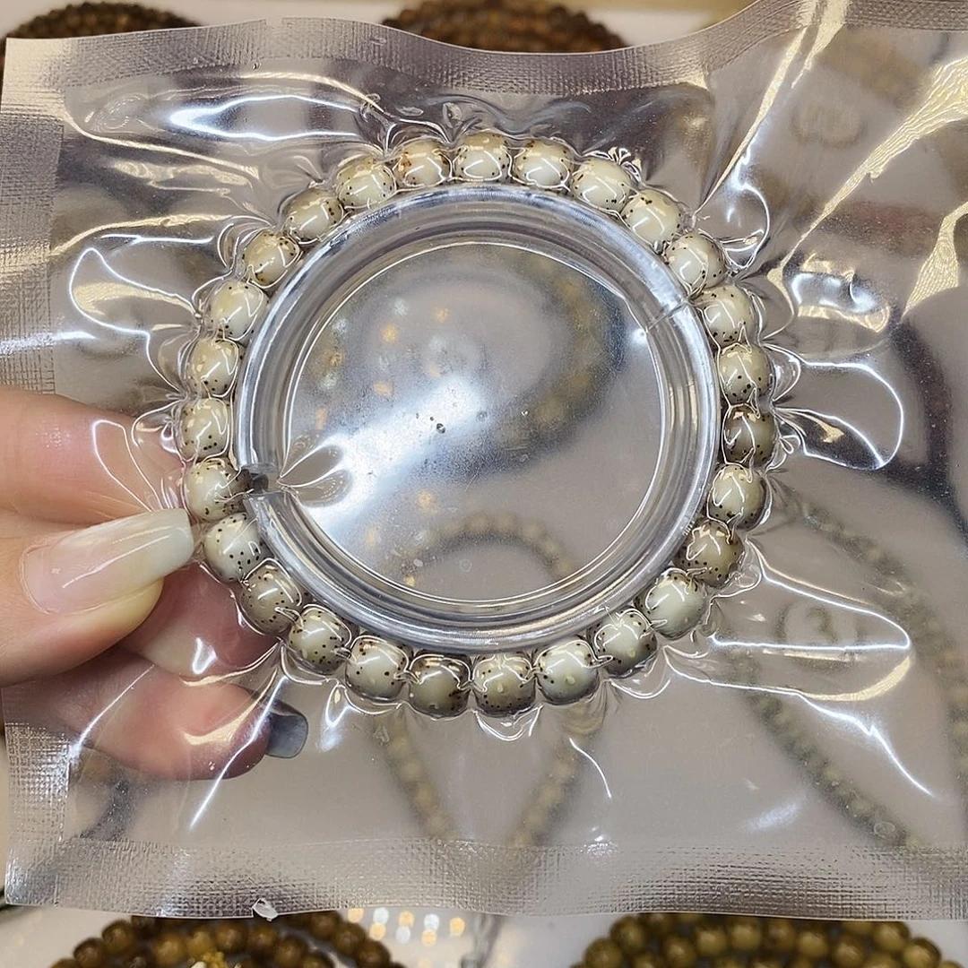 星月菩提手串8x7冰糖大眼睛针尖星