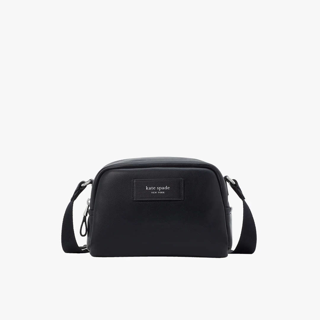 kate spade｜圣诞节品牌自营PUFFED小号泡芙柔软牛皮革单肩包相机