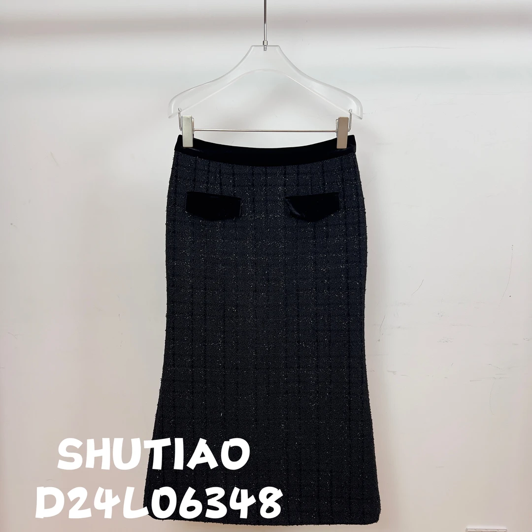 【SHUTIAO】2024秋冬：新款小众设计款裙子D24L06348