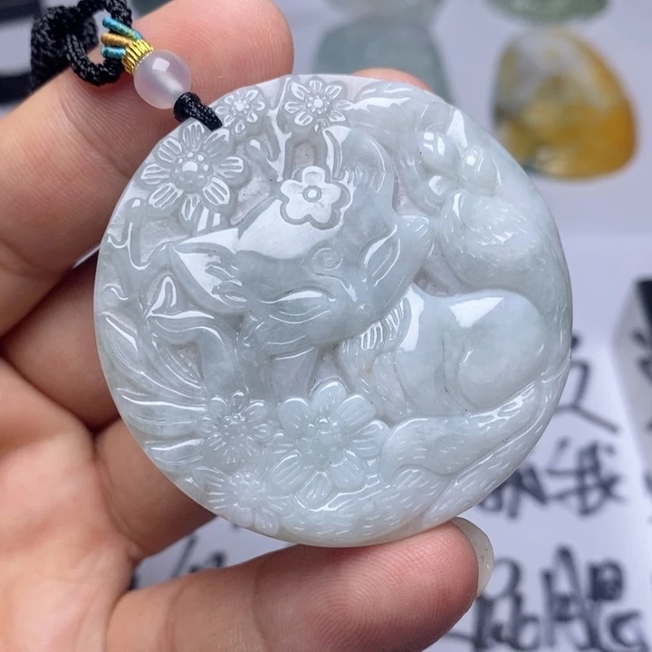 颈饰未镶嵌翡翠翡翠