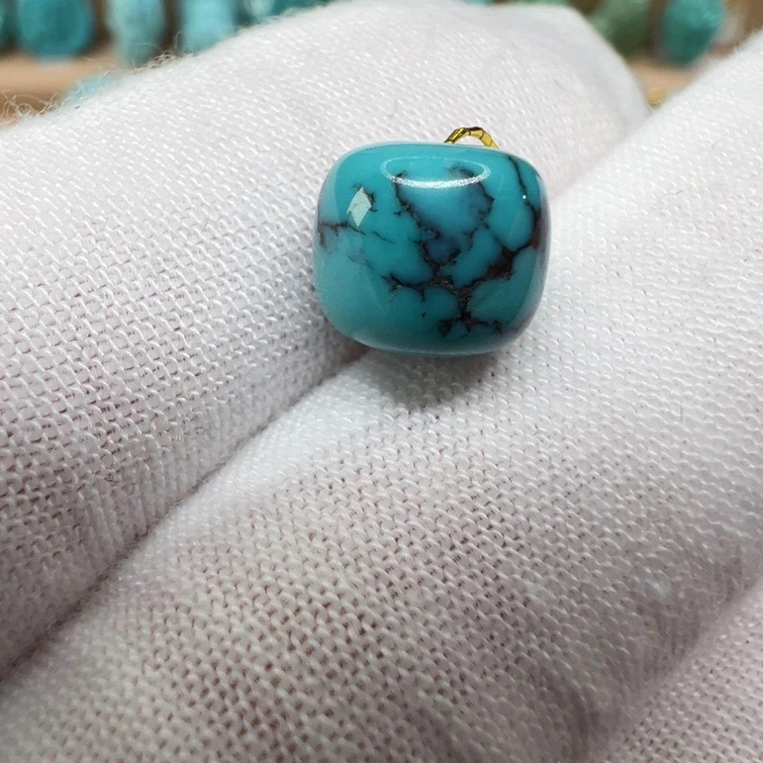 绿松石未镶嵌配饰8.9*7.8