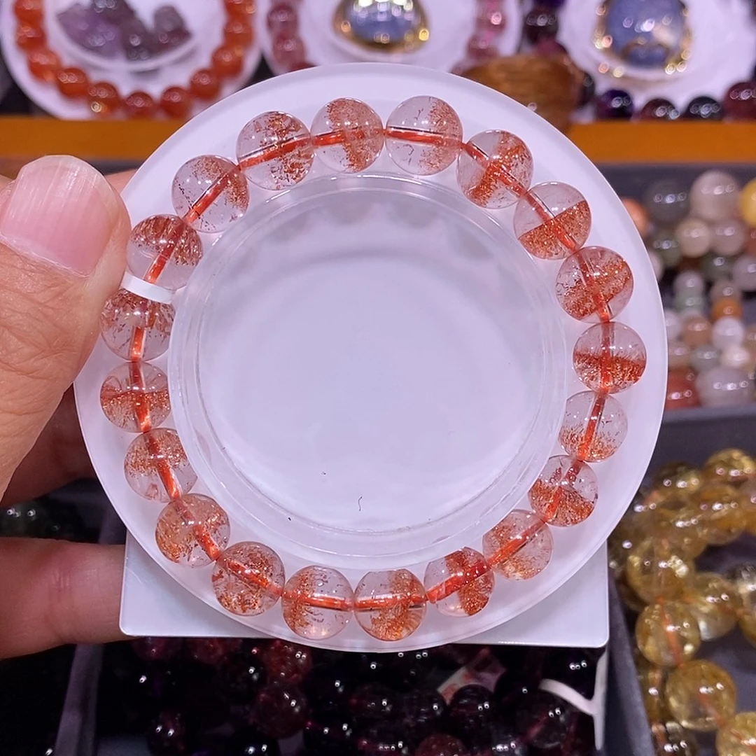 未镶嵌手链水晶金草莓9.8