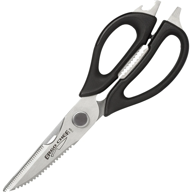 厨房剪刀 经典一代  刮鱼鳞剪刀特大尖头翘头果剪