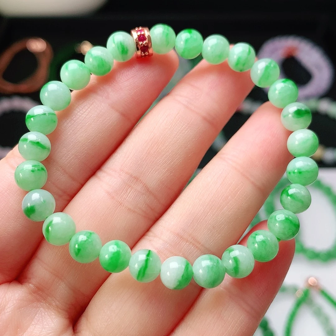 翡翠未镶嵌手链翡翠