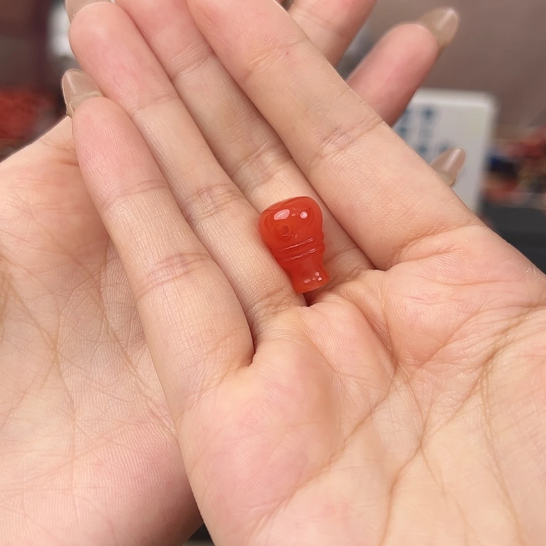 南红玛瑙未镶嵌三通