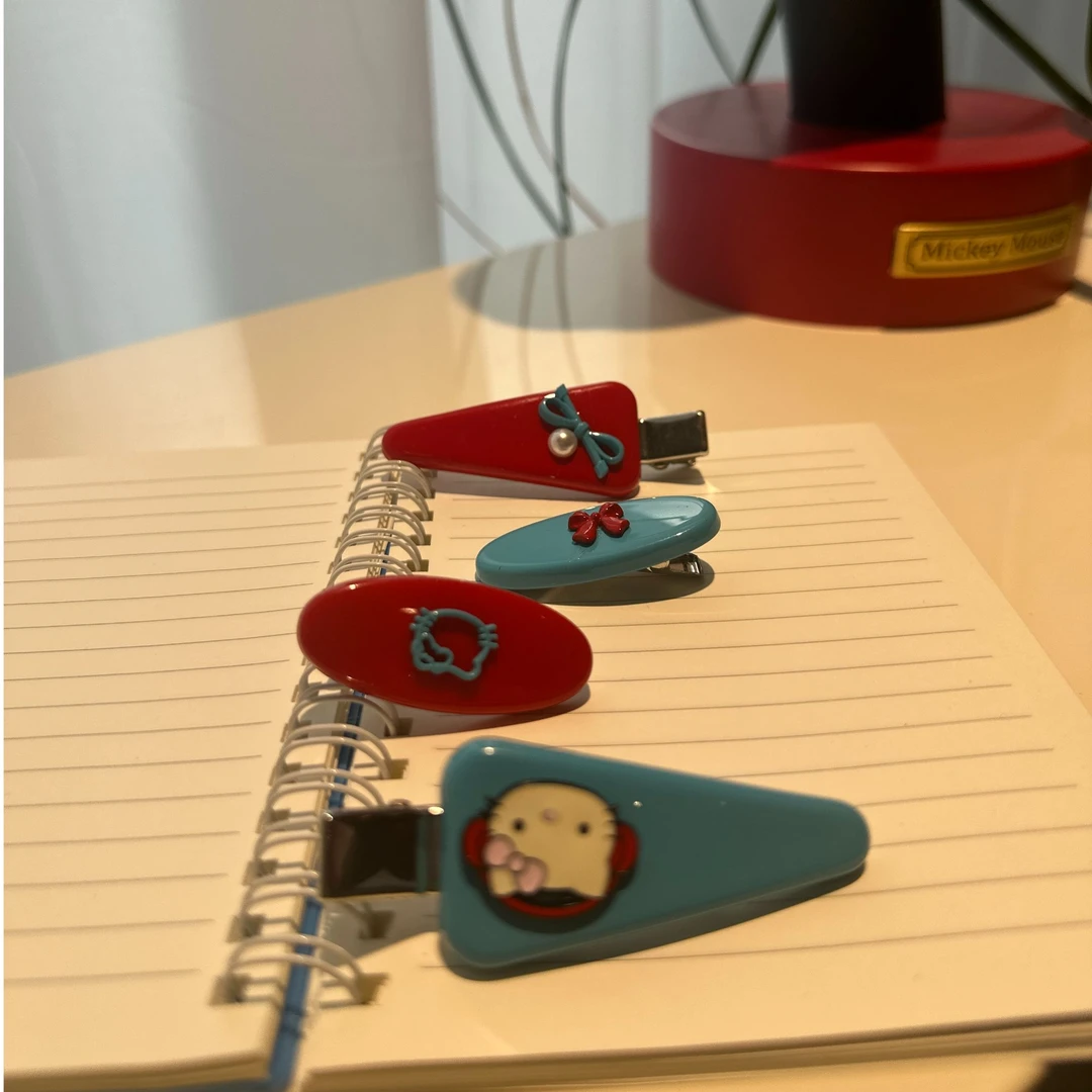 VCIC-红蓝 Kitty 小发夹套装