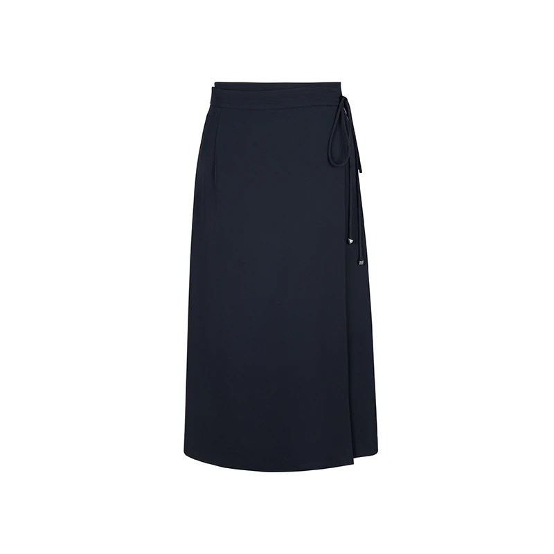 设计师女装2025夏季新款半身裙时尚简约高腰显瘦直筒半身裙42733